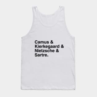 Existential Philosophers Tank Top